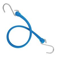 16E381 Bungee Strap, S-Hook, 19 In.L, Blue