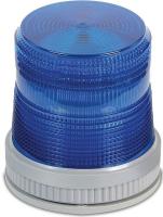 16G647 Warning Light, LED, 120VAC, Blue, 65 FPM