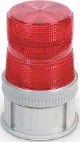 16G651 Warning Light, Strobe Tube, 120VAC, Red