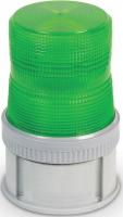 16G652 Warning Light, Strobe Tube, 120VAC, Green
