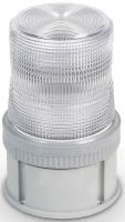16G655 Warning Light, Strobe Tube, 120VAC, Clear