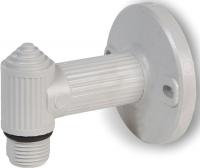 16G808 Threaded Wall Mount, Polycarbonate, Gray
