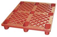 16G845 Pallet/Skid, Stackable, 40x48, Red