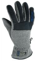 16N669 Cold Protection Gloves, PVC, L, Gray, PR