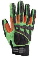 16N672 LightDuty Dorsal Impact Glove, XS, Lime, PR