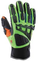 16N682 Cold Protection Gloves, L, Hi Vis Orng, PR