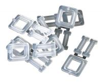 16P029 Strapping Buckle, 1/2 to 5/8 In., PK250