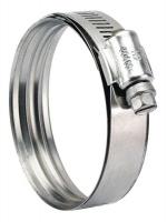 16P253 Hose Clamp, 1-5/16 Min. Dia., SAE 22, PK 10