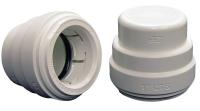 16T764 Test Cap, 1/2 In CTS, White