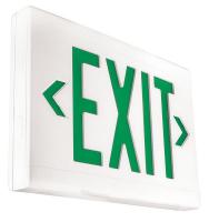 16U270 Exit Sign, 3.8W, Green, 1 or 2