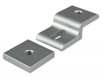 16U366 Mesh Panel Retainer, 10 Series, 1 In.