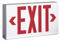 16U374 Exit Sign, 1.0W, Red/Green, 1 or 2
