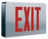 16U376 Exit Sign, 1.0W, Red/Green, 1 Face