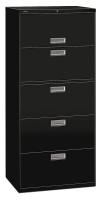 16V185 Lateral File, 30 In.W, Black