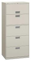 16V186 Lateral File, 30 In.W, Light Gray