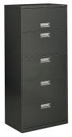 16V187 Lateral File, 30 In.W, Charcoal