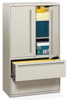 16V243 Lateral File, 42 In.W, Light Gray