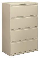 16V252 Lateral File, 36 In.W, Putty