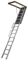 16V962 Everest Attic Ladder, Aluminum, 350 Lb