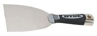 16W166 Putty Knife, Flexible, SS, 4x8-1/4 In, Black