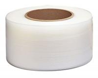 16W204 Strapping, Polypropylene, Clear, 120 mil