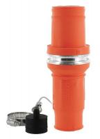 16W319 Connector, Sngl Pole, Male, 0.725 In, Orange