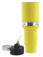 16W369 Connector, Single, Female, 0.87 In, Yellow