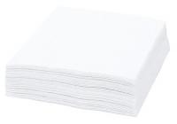 16W473 Beverage Napkin, White, 1/8 Fold, PK 4000