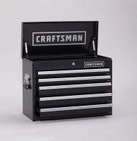 16W853 Top Chest, 26 x 12 x19-3/4 In, Steel, Black