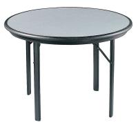 16W946 Folding Table, Round, 42In, Granite