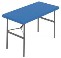16W949 Folding Table, 24 x 48, Blue