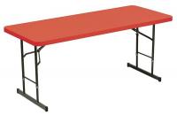 16W962 Folding Table, 30 x 96, Red