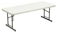 16W961 Folding Table, 30 x 96, Platinum