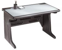 16X001 Desk, HDPE, Black, 48 In.