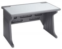16X002 Desk, HDPE, Charcoal, 48 In.