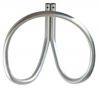 16X129 Wall Mount Hose Hanger, Steel, 10 In. Dia.