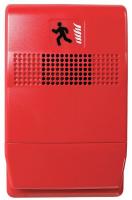 16X364 Horn, Finish Red, Flush