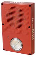 16X447 Outdoor Speaker Strobe, Marked Fire, Red