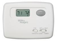 16X609 Thermostat, Low Voltage, Non Prog, 2H/1C