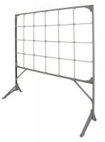 16Y386 Lab Frame Kit, 78x78 Heavy Duty Aluminum