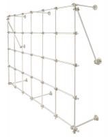 16Y405 Lab Frame Kit, Fiberglass, 48x72 In