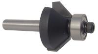 16Y609 Chamfer Rtr Bit, Carbide Tipped, 1-1/4 In