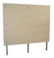 16Y920 Arc Screen, 60 W x 2 D x 48 H, Unpainted