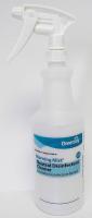 18A009 Prprntd Trgr Spry Btl, 32oz., Wht/Clr, PK12