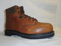 18A040 Work Boots, Steel Toe, 6In, Peanut, 9, PR