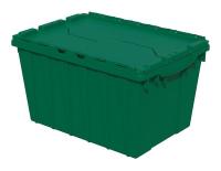 18C526 Container, Attached Lid, 12 gal., Green
