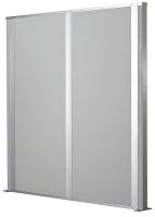 18C672 Partition, Free-Standing, Steel, 10L x 8H