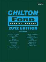 18C929 Ford Service Manual, 2012 Edition