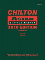 18C933 Asian Service Manual, 2010 Edition