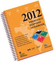 18D231 Emergency Response Guide, 2012, Book